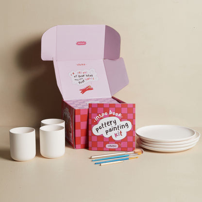 DIY Dinner Set - Pottery Painting Kit