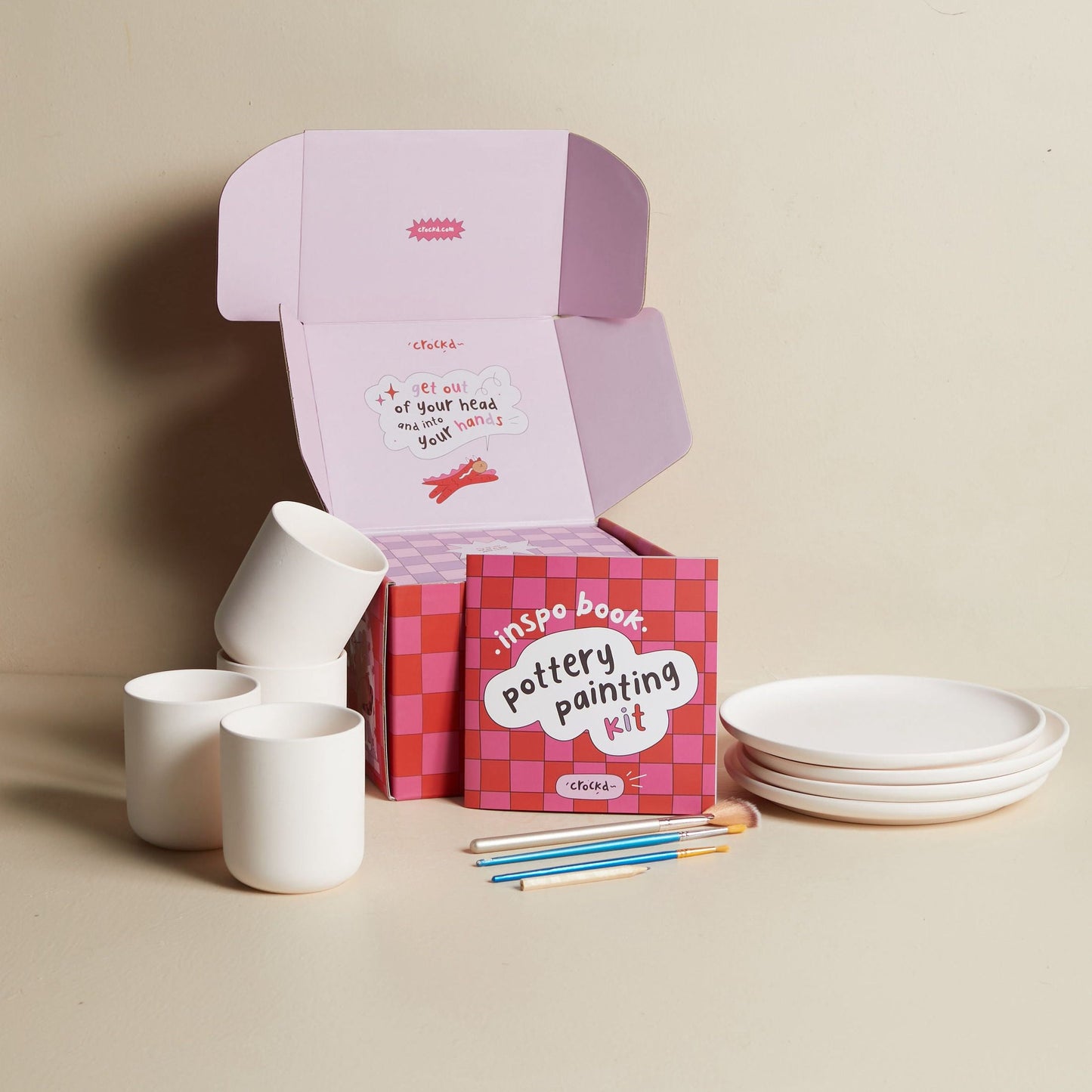 DIY Dinner Set - Pottery Painting Kit