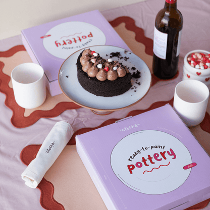 Date Night Bundle: Paint Your Own Dinner Set