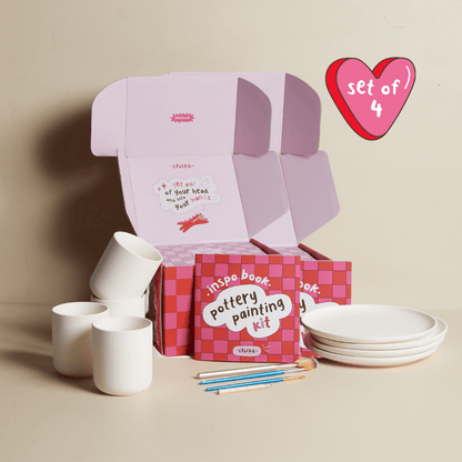 Date Night Bundle: Paint Your Own Dinner Set