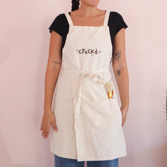 Linen Apron - Crockd