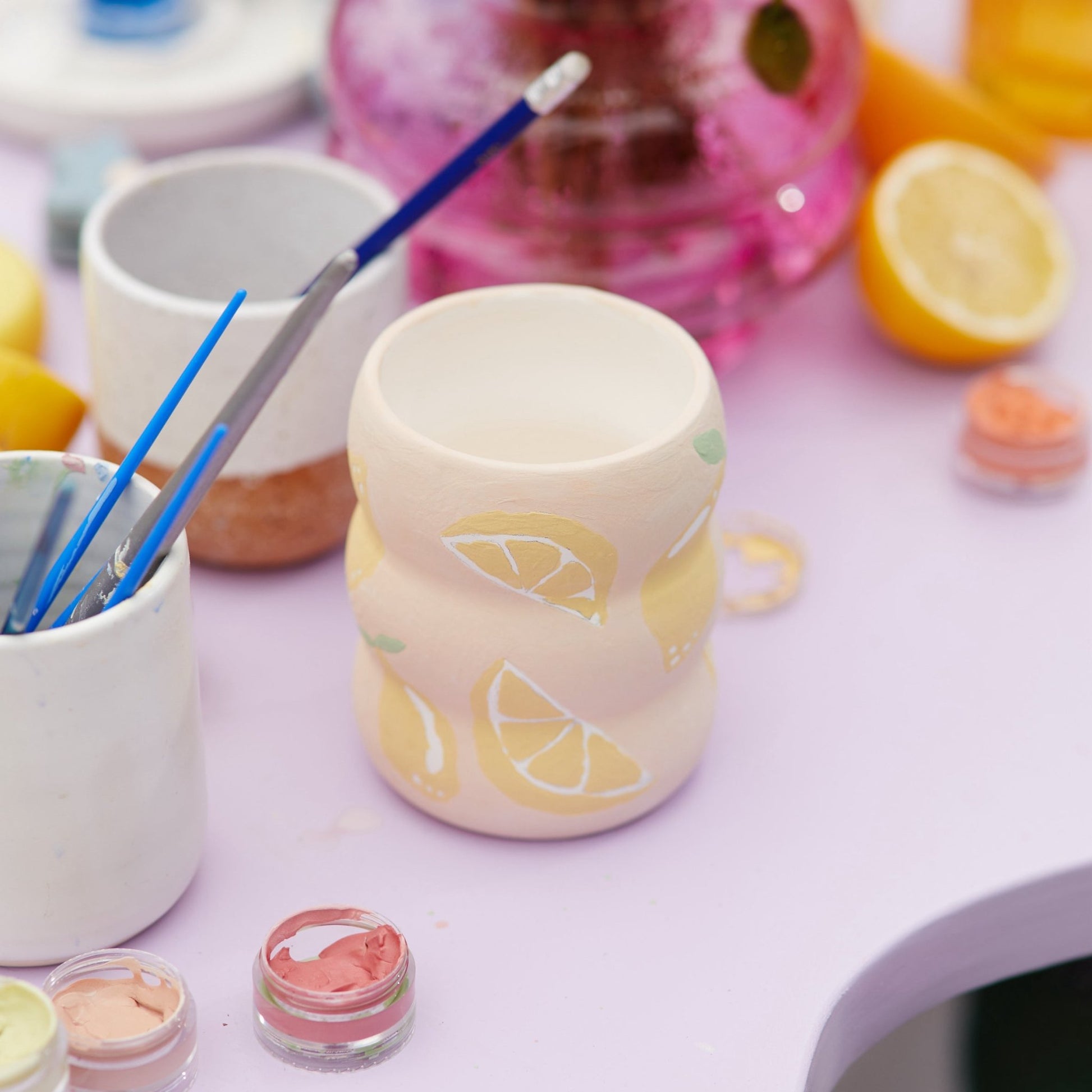 Pottery Painting Kit - Bubble Vase - Crockd